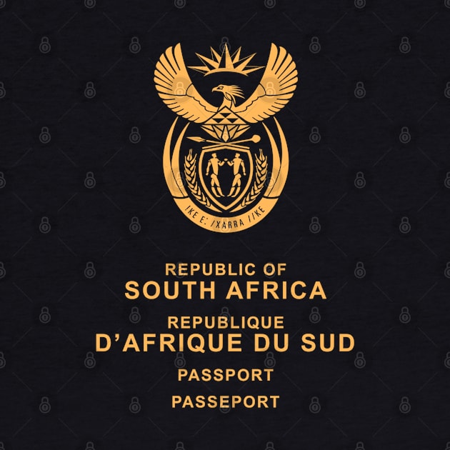 South Africa passport by Travellers